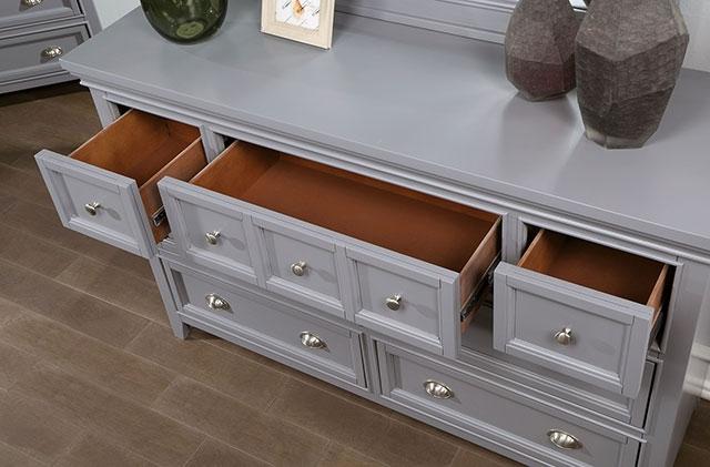 CASTLILE Dresser, Gray - California Furniture (Coachella, CA)