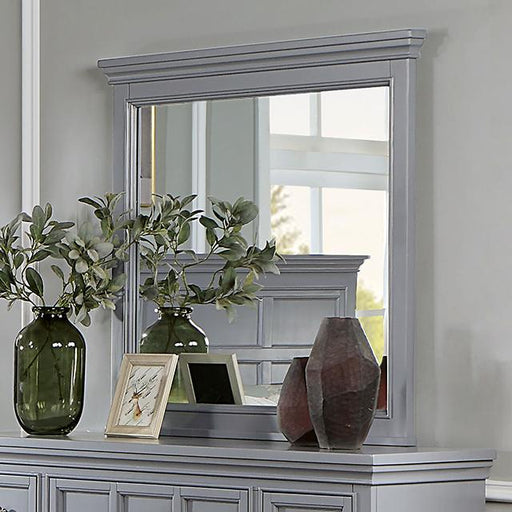 CASTLILE Mirror, Gray - California Furniture (Coachella, CA)