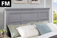 Castlile Bed Grey - California Furniture (Coachella, CA)