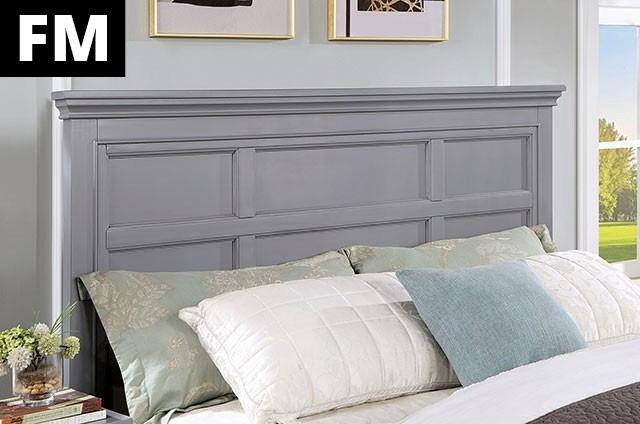 Castlile Bed Grey - California Furniture (Coachella, CA)