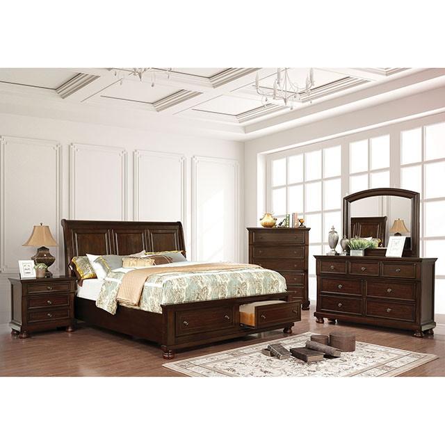 Castor Bed Black, Chrome, & White - California Furniture (Coachella, CA)