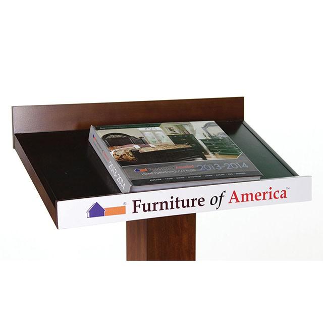 Catalia Dark Oak/Espresso Book Stand - California Furniture (Coachella, CA)