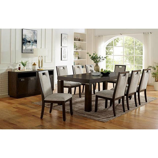 CATERINA Dining Table w/ 1 x 18" Leaf - California Furniture (Coachella, CA)