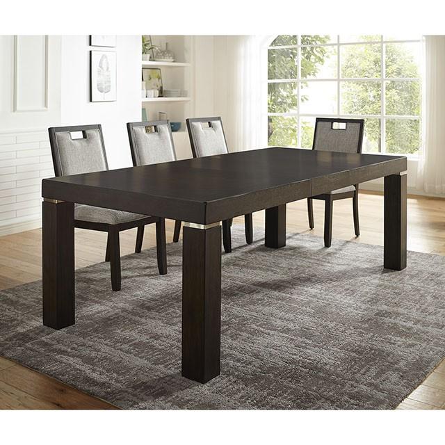 CATERINA Dining Table w/ 1 x 18" Leaf - California Furniture (Coachella, CA)