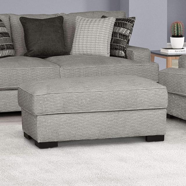 ARDENFOLD Ottoman, Beige & Gray - California Furniture (Coachella, CA)