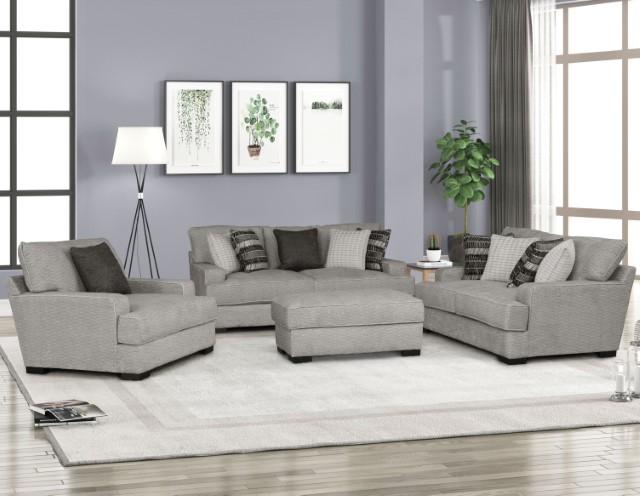 ARDENFOLD Ottoman, Beige & Gray - California Furniture (Coachella, CA)