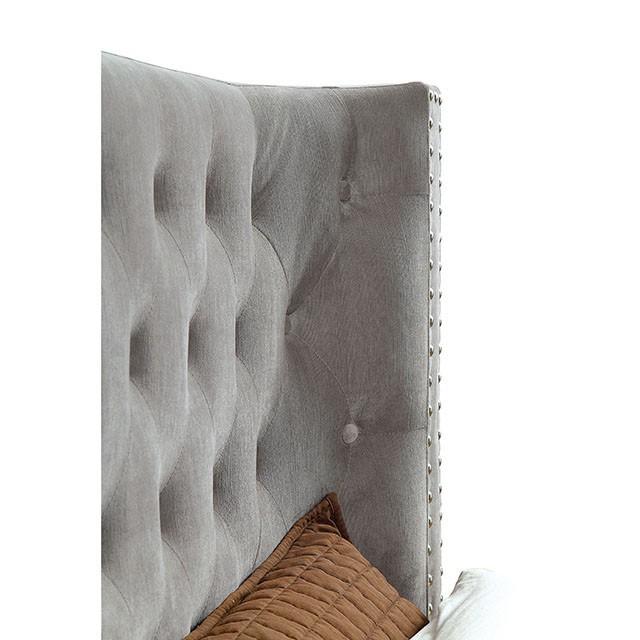 Cayla Bed Silver & Grey - California Furniture (Coachella, CA)