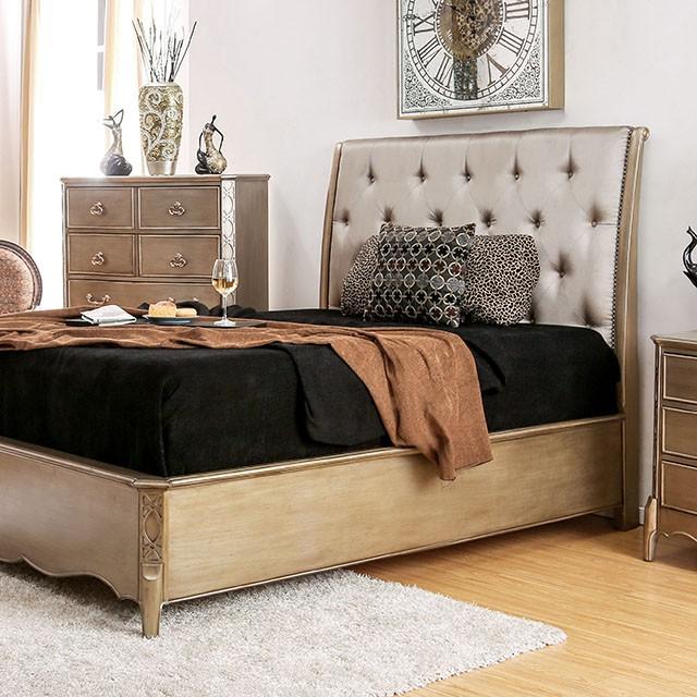 Celine E.King Bed - California Furniture (Coachella, CA)