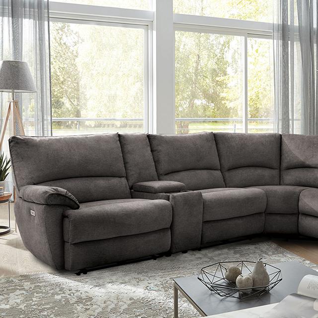 CERELIA Power Sectional, Gray - California Furniture (Coachella, CA)