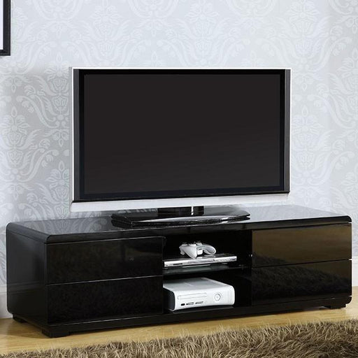 Cerro Black 59" TV Console, Black - California Furniture (Coachella, CA)