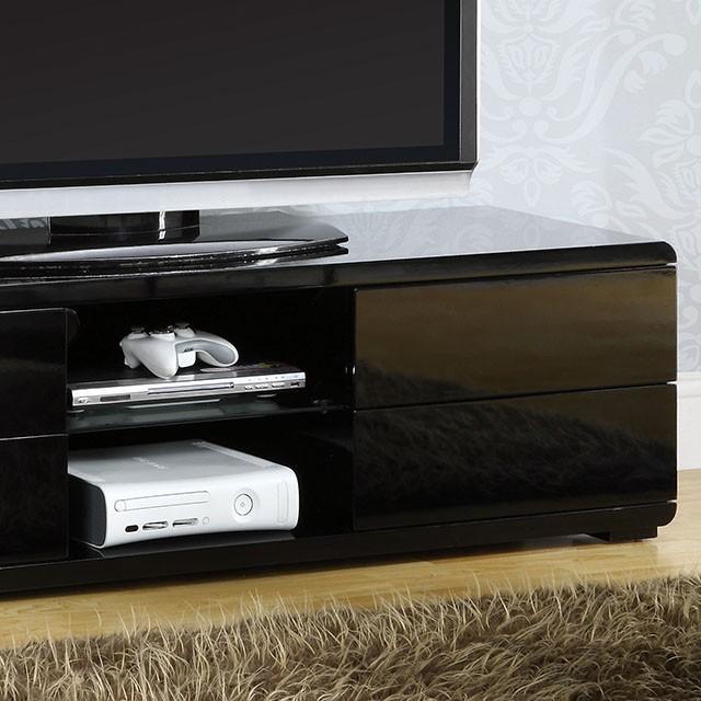 Cerro Black 59" TV Console, Black - California Furniture (Coachella, CA)