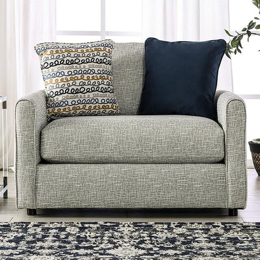 CHANCERY Chair & Half, Gray/Navy - California Furniture (Coachella, CA)