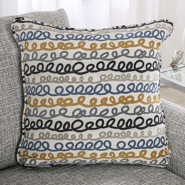 CHANCERY Chair & Half, Gray/Navy - California Furniture (Coachella, CA)