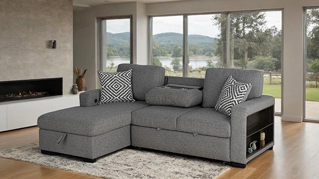 Chatham Sectional Gray - California Furniture (Coachella, CA)