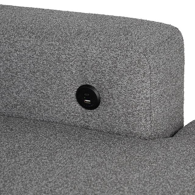 Chatham Sectional Gray - California Furniture (Coachella, CA)