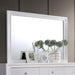 Chrissy White Mirror - California Furniture (Coachella, CA)