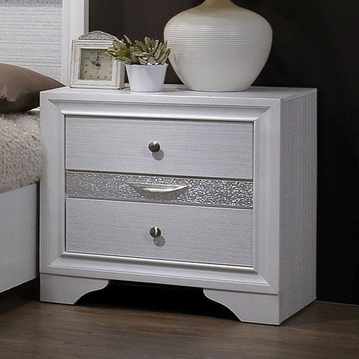 Chrissy White Night Stand - California Furniture (Coachella, CA)