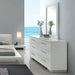 Christie Glossy White Dresser - California Furniture (Coachella, CA)
