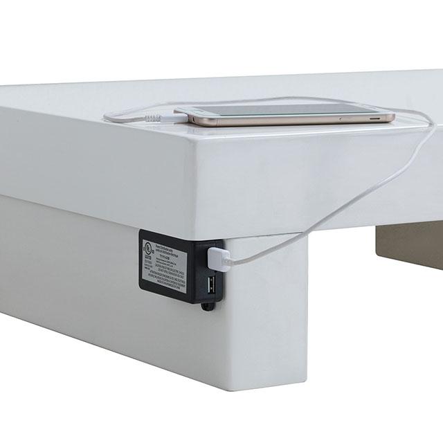 Christie Glossy White Dresser - California Furniture (Coachella, CA)