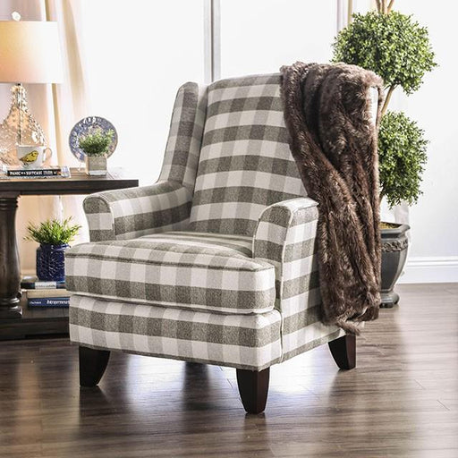 Christine Light Gray Chair - California Furniture (Coachella, CA)