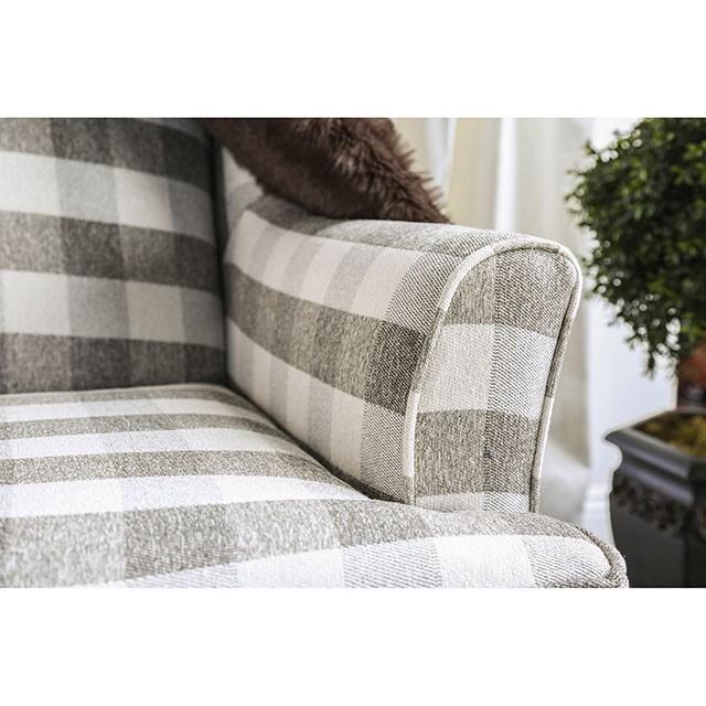 Christine Light Gray Chair - California Furniture (Coachella, CA)