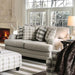 Christine Light Gray Love Seat - California Furniture (Coachella, CA)