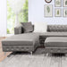 CIABATTONI Sectional, Gray - California Furniture (Coachella, CA)