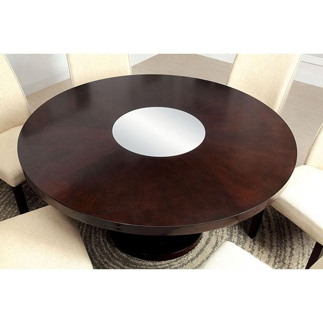 Cimma Espresso Round Dining Table - California Furniture (Coachella, CA)