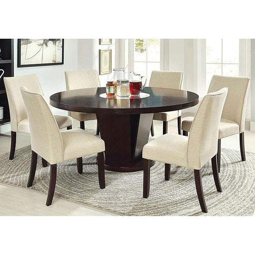 Cimma Espresso Round Dining Table - California Furniture (Coachella, CA)