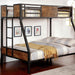 CLAPTON Black Twin/Full Bunk Bed - California Furniture (Coachella, CA)