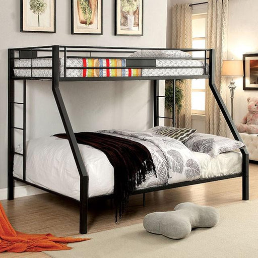 CLAREN Black Twin/Queen Bunk Bed - California Furniture (Coachella, CA)