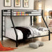 CLAREN Black Twin/Queen Bunk Bed - California Furniture (Coachella, CA)