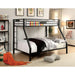 CLAREN Black Twin/Queen Bunk Bed - California Furniture (Coachella, CA)