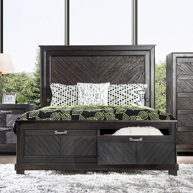 Argyros Espresso Cal.King, E.King, & Queen Bed - California Furniture (Coachella, CA)