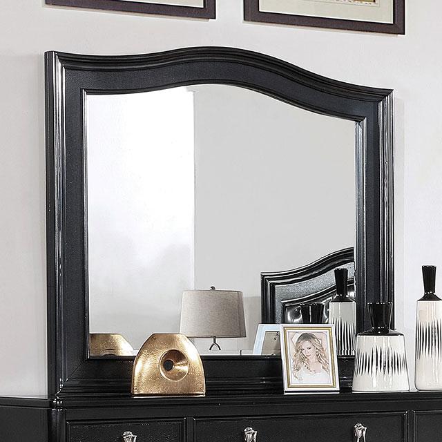Ariston Mirror White, Silver, & Black - California Furniture (Coachella, CA)