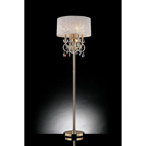 Deborah Gold 63"H Gold Floor Lamp - California Furniture (Coachella, CA)