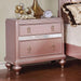 Ariston Rose Gold Night Stand - California Furniture (Coachella, CA)