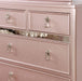 Ariston Rose Gold Full, Twin & Queen Bed - California Furniture (Coachella, CA)