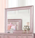 Ariston Rose Pink Mirror - California Furniture (Coachella, CA)