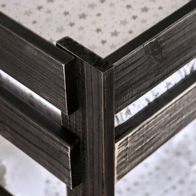 Arlette Twin/Twin Bunk Bed Brown, Black, Gray, & White - California Furniture (Coachella, CA)