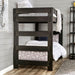 Arlette Twin/Twin Bunk Bed Brown, Black, Gray, & White - California Furniture (Coachella, CA)