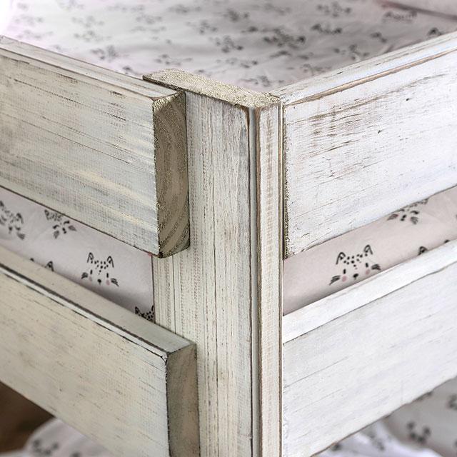 Arlette Twin/Twin Bunk Bed Brown, Black, Gray, & White - California Furniture (Coachella, CA)