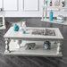 Arlington Antique White Coffee Table - California Furniture (Coachella, CA)
