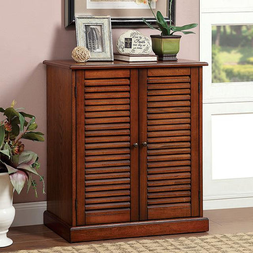 Della Oak Shoe Cabinet - California Furniture (Coachella, CA)