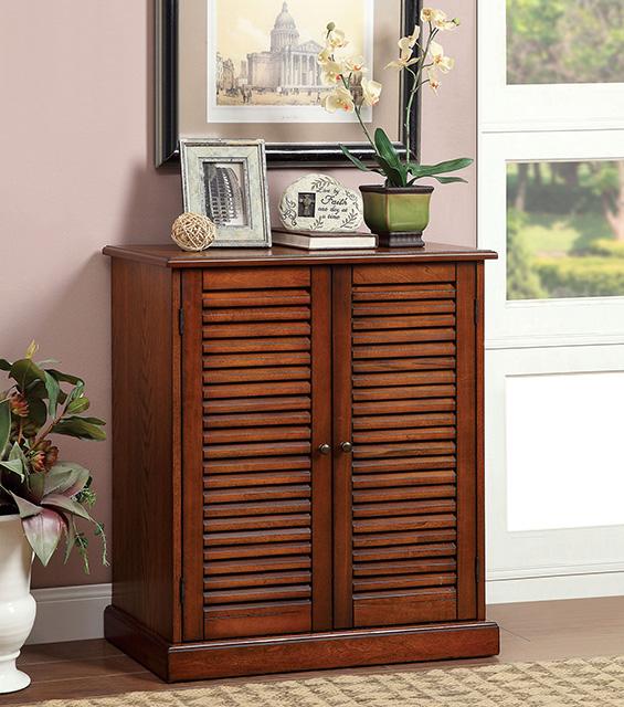 Della Oak Shoe Cabinet - California Furniture (Coachella, CA)