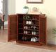 Della Oak Shoe Cabinet - California Furniture (Coachella, CA)