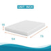 Artemisia 10" Memory Foam Mattress White - California Furniture (Coachella, CA)
