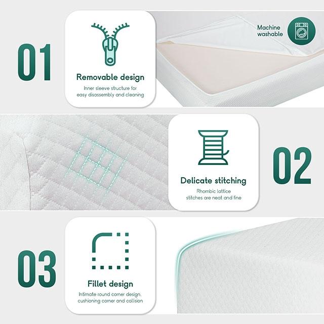 Artemisia 6" Full, Queen, & Twin Memory Foam Mattress - California Furniture (Coachella, CA)