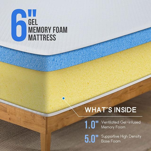 Artemisia 6" Full Memory Foam Mattress - California Furniture (Coachella, CA)