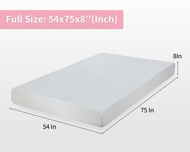 Artemisia 8" Cal. King, E.King, Full, & Queen Memory Foam Mattress - California Furniture (Coachella, CA)